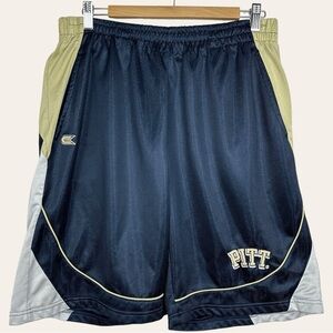 Colosseum Athletic 90s University Of Pittsburgh Mesh Pull On Basketball Shorts M